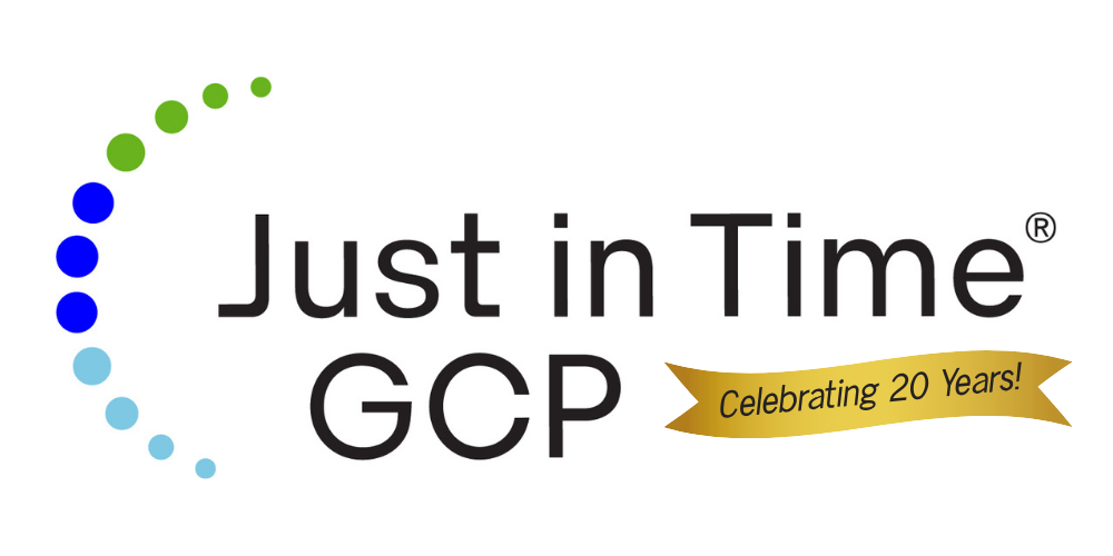 Just in Time GCP Logo Celebrating 20 Years